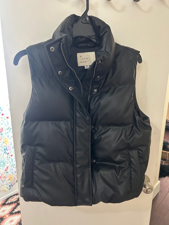 a new day Jackets & Blazers - a new day Black puffer vest
